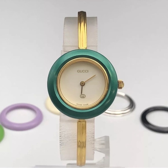 Gucci Luxury Watch 19k Gold Plated Statement Piece - Picture 4 of 13